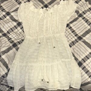 VENUS White Off-Shoulder Dress